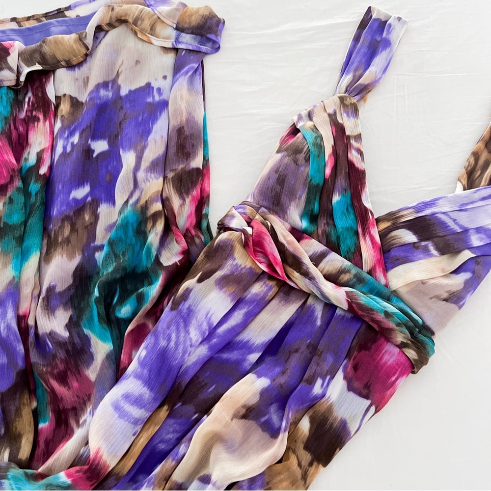 Roulette Purple and Multicolor Dress